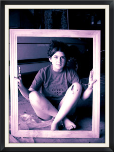 Framed frame of girl inside  24f89144-8847-4036-a775-de70e60c149f